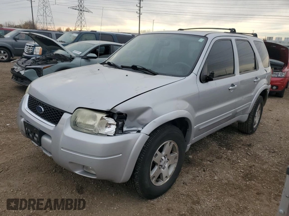 2003 Ford Escape Limited with VIN 1FMCU94113KE19584, listed as a Copart auction lot 80127324 with 267,202 mi miles and Salvage Title. Bid and sale history available at carsss.com. Image 1.