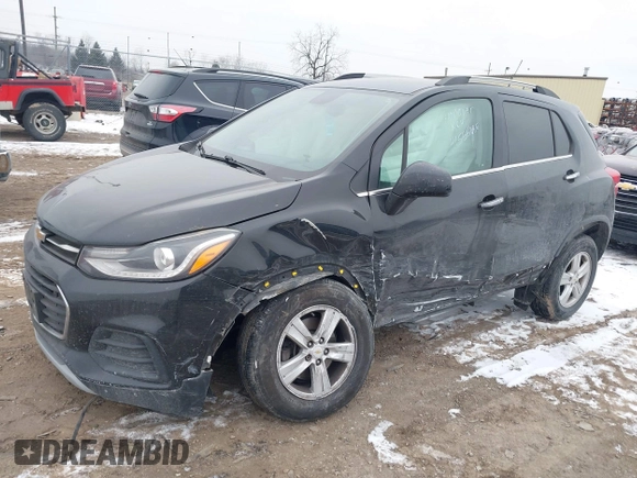 2019 Chevrolet Trax LT with VIN KL7CJPSB6KB873807, listed as a IAAI auction lot 41555685 with 120,844 mi miles. Bid and sale history available at carsss.com. Image 17.