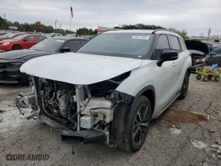 2022 Toyota Highlander XSE with VIN 5TDLZRAHXNS123496, listed as a Copart auction lot 79821694 with 41,095 mi miles and Salvage Title. Bid and sale history available at carsss.com. Image 1.