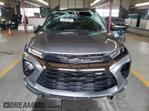 2021 Chevrolet TrailBlazer RS with VIN KL79MTSL7MB152112, listed as a Copart auction lot 55868833 with 26,304 mi miles. Bid and sale history available at carsss.com. Image 5.