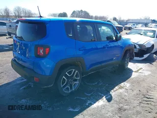 2020 Jeep Renegade Sport with VIN ZACNJAAB0LPM01438, listed as a IAAI auction lot 41608573 with 90,053 mi miles and . Bid and sale history available at carsss.com. Image 4.