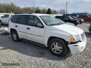 2006 GMC Envoy SLE with VIN 1GKDT13S762262093, listed as a Copart auction lot 49507795 with 0 mi miles and Salvage Title. Bid and sale history available at carsss.com. Image 4.