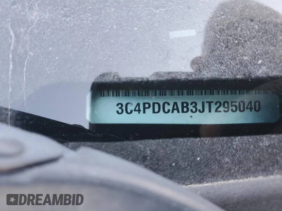 2018 Dodge Journey SE with VIN 3C4PDCAB3JT295040, listed as a Copart auction lot 46835775 with 86,608 mi miles and Salvage Title. Bid and sale history available at carsss.com. Image 15.