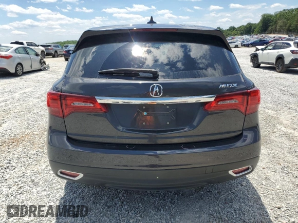 2016 Acura MDX Technology z VIN 5FRYD3H64GB007657, wystawiony jako Copart lot #56003225 z przebiegiem 54 066 mil mil oraz Szkoda całkowita • Salvage title. Historia ofert i sprzedaży dostępna na DreamBid. Obrazek 6.