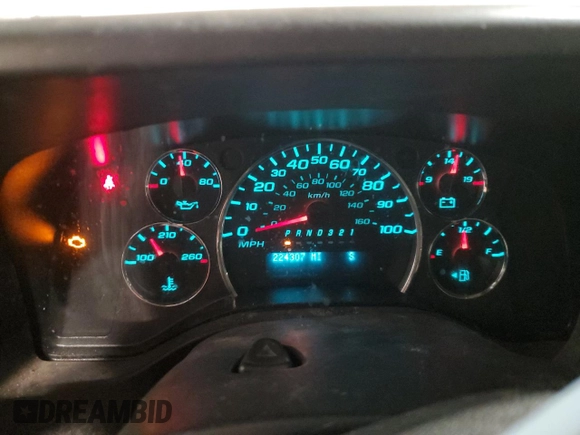 2013 Chevrolet Express Cargo Van with VIN 1GCSGAFX0D1163942, listed as a Copart auction lot 89159175 with 224,307 mi miles and Clean Title. Bid and sale history available at carsss.com. Image 9.