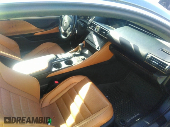2016 Lexus RC 300 F Sport with VIN JTHSM5BC0G5000271, listed as a IAAI auction lot 36400494 with 71,678 mi miles and . Bid and sale history available at carsss.com. Image 5.