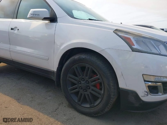 2015 Chevrolet Traverse LT with VIN 1GNKRGKD2FJ311351, listed as a IAAI auction lot 41377458 with 153,627 mi miles. Bid and sale history available at carsss.com. Image 6.