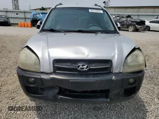 2006 Hyundai Tucson GLS with VIN KM8JN72D46U261840, listed as a Copart auction lot 60743025 with 155,077 mi miles and Salvage title. Bid and sale history available at DreamBid. Image 5.