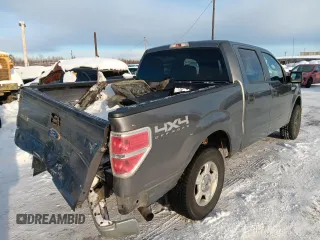 2012 Ford F-150 XL with VIN 1FTFW1ET9CFA79140, listed as a Copart auction lot 45445275 with 186,833 mi miles and Salvage Title. Bid and sale history available at carsss.com. Image 3.