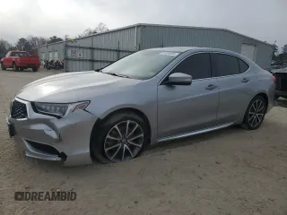2018 Acura TLX w/Technology Pkg with VIN 19UUB3F5XJA006384, listed as a Copart auction lot 87020034 with 55,028 mi miles and Salvage Title. Bid and sale history available at carsss.com. Image 1.