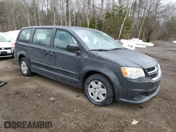 2012 Dodge Grand Caravan SE with VIN 2C4RDGBG4CR335206, listed as a Copart auction lot 52460645 with 191,024 mi miles and Clean Title. Bid and sale history available at DreamBid. Image 4.