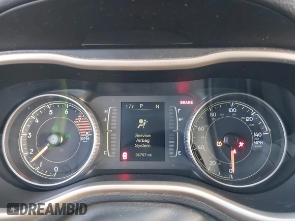 2017 Jeep Cherokee Latitude with VIN 1C4PJLCS9HW510429, listed as a IAAI auction lot 41077227 with 36,797 mi miles and . Bid and sale history available at DreamBid. Image 7.