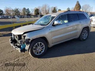 2015 Jeep Grand Cherokee High Altitude with VIN 1C4RJFCM6FC878769, listed as a Copart auction lot 46704755 with 81,727 mi miles and Salvage title. Bid and sale history available at DreamBid. Image 1.