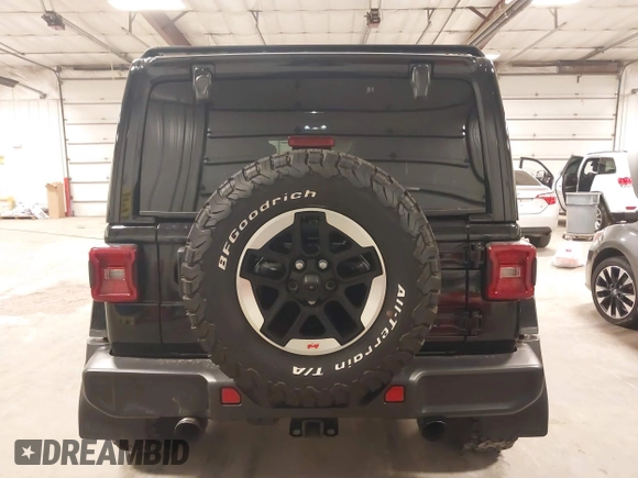 2021 Jeep Wrangler Unlimited Rubicon with VIN 1C4HJXFN2MW719135, listed as a IAAI auction lot 41835698 with 20,447 mi miles and . Bid and sale history available at DreamBid. Image 16.