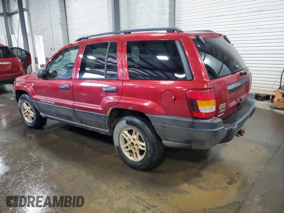2004 Jeep Grand Cherokee Laredo с VIN 1J4GW48S34C324262, выставлен на аукционе Copart как лот 58772295 с пробегом 173 023 миль миль и Списание • Salvage title. История ставок и продаж доступна на DreamBid. Изображение 2.