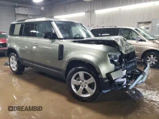 2025 Land Rover Defender S с VIN SALEJ7EXXS2363343, выставлен на аукционе Copart как лот 47466005 с пробегом 118 миль миль и Списание • Salvage title. История ставок и продаж доступна на DreamBid. Изображение 4.