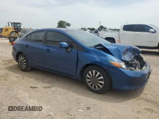 2012 Honda Civic LX с VIN 19XFB2F58CE034931, выставлен на аукционе Copart как лот 56919385 с пробегом 264 478 миль миль и Списание • Salvage title. История ставок и продаж доступна на DreamBid. Изображение 4.
