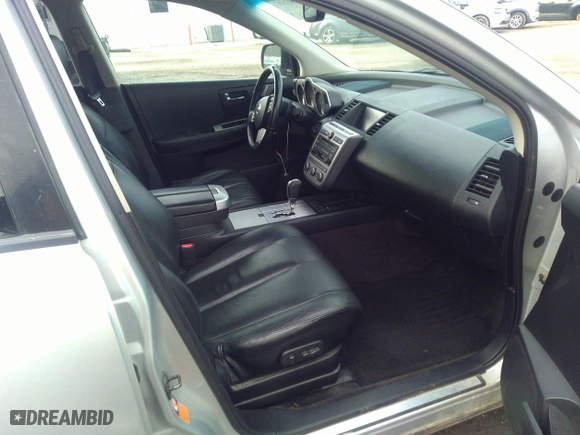 2007 Nissan Murano S with VIN JN8AZ08W17W629412, listed as a IAAI auction lot 41831097 with 151,713 mi miles. Bid and sale history available at carsss.com. Image 5.