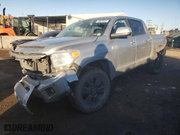 2016 Toyota Tundra 4WD Truck Platinum with VIN 5TFAW5F11GX528664, listed as a Copart auction lot 46022045 with 65,251 mi miles and Salvage Title. Bid and sale history available at carsss.com. Image 1.