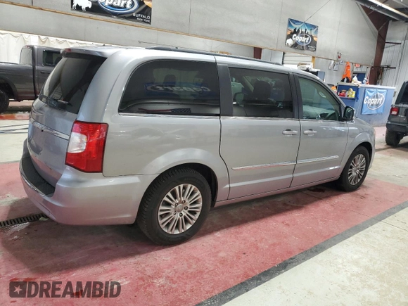 2015 Chrysler Town & Country Touring L z VIN 2C4RC1CG8FR601491, wystawiony jako Copart lot #57968225 z przebiegiem 86 385 mil mil oraz Szkoda całkowita • Salvage title. Historia ofert i sprzedaży dostępna na DreamBid. Obrazek 3.