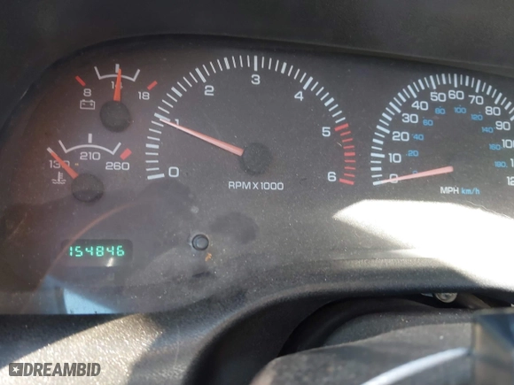2001 Dodge Ram 1500 with VIN 1B7HC13Y61J282268, listed as a IAAI auction lot 41393335 with 154,846 mi miles. Bid and sale history available at carsss.com. Image 7.