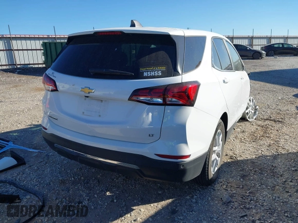 2023 Chevrolet Equinox LT with VIN 3GNAXKEG2PL118556, listed as a IAAI auction lot 41804831 with 39,743 mi miles and . Bid and sale history available at carsss.com. Image 4.