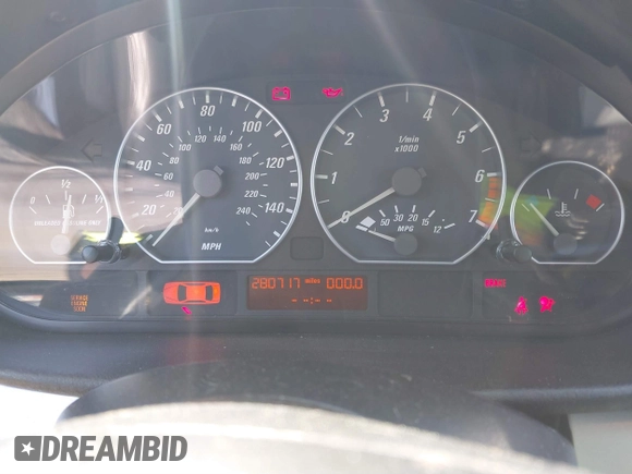 2002 BMW 3 Series 330Ci with VIN WBABN53412JU26070, listed as a IAAI auction lot 41792166 with 280,717 mi miles and . Bid and sale history available at DreamBid. Image 7.