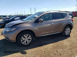2014 Nissan Murano SL with VIN JN8AZ1MW4EW532746, listed as a Copart auction lot 57940134 with 106,164 mi miles and Salvage Title. Bid and sale history available at carsss.com. Image 1.