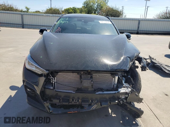 2023 Infiniti QX50 Sport with VIN 3PCAJ5FA4PF119678, listed as a Copart auction lot 72553294 with 10,576 mi miles and Salvage title. Bid and sale history available at DreamBid. Image 5.