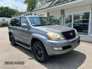 2004 Lexus GX 470 z VIN JTJBT20X940060144, wystawiony jako Copart lot #60893715 z przebiegiem 303 468 mil mil oraz Czysty tytuł • Clean title. Historia ofert i sprzedaży dostępna na DreamBid. Obrazek 1.