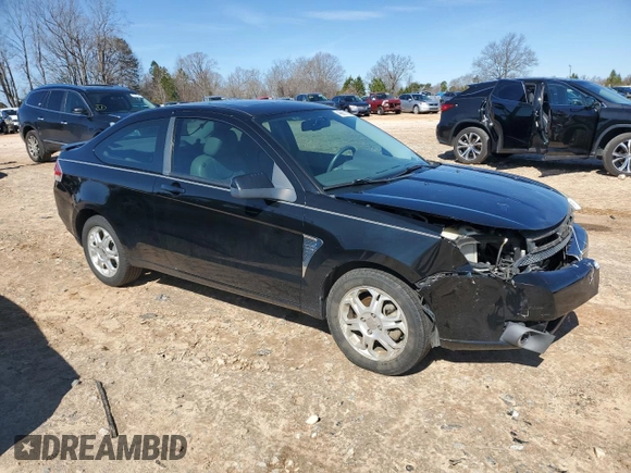 2008 Ford Focus SE with VIN 1FAHP33N48W249195, listed as a Copart auction lot 45601105 with 176,376 mi miles and Salvage Title. Bid and sale history available at carsss.com. Image 4.