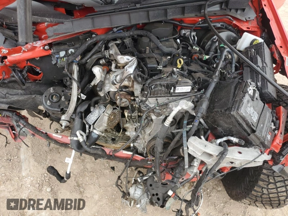 2023 Ford Bronco with VIN 1FMEE5DH5PLB84151, listed as a Copart auction lot 45160185 with 20,958 mi miles and Salvage Title. Bid and sale history available at DreamBid. Image 12.
