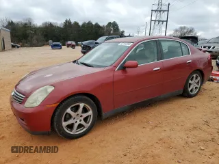 2003 Infiniti G35 with VIN JNKCV51E63M325155, listed as a Copart auction lot 42144395 with 114,974 mi miles and Salvage Title. Bid and sale history available at DreamBid. Image 1.