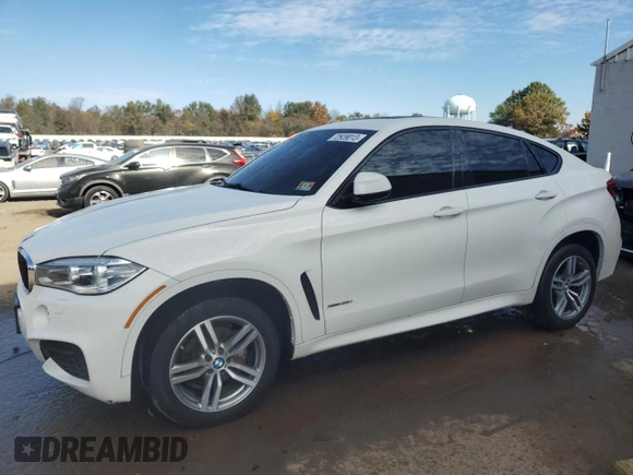 2016 BMW X6 xDrive35i with VIN 5UXKU2C56G0N82680, listed as a Copart auction lot 72939013 with 108,030 mi miles. Bid and sale history available at carsss.com. Image 1.