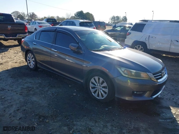 2015 Honda Accord Sedan EX-L with VIN 1HGCR2F83FA017990, listed as a IAAI auction lot 41814418 with 140,887 mi miles. Bid and sale history available at carsss.com. Image 1.