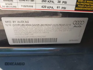 2011 Audi A3 Premium Plus with VIN WAUKEAFM9BA096294, listed as a IAAI auction lot 41414521 with 123,566 mi miles and . Bid and sale history available at DreamBid. Image 9.
