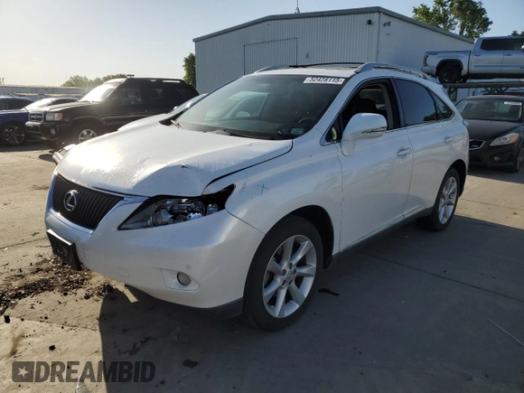 2011 Lexus RX 350 with VIN 2T2BK1BA9BC107888, listed as a Copart auction lot 52428115 with 116,006 mi miles and Salvage title. Bid and sale history available at DreamBid. Image 1.