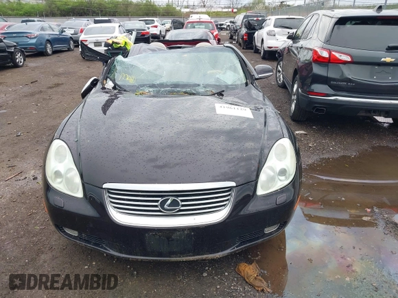 2004 Lexus SC with VIN JTHFN48Y040057283, listed as a IAAI auction lot 41961129 with 162,736 mi miles. Bid and sale history available at carsss.com. Image 12.