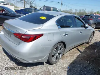 2018 Infiniti Q50 3.0t LUXE with VIN JN1EV7AP8JM355426, listed as a IAAI auction lot 41990581 with 73,042 mi miles. Bid and sale history available at carsss.com. Image 12.