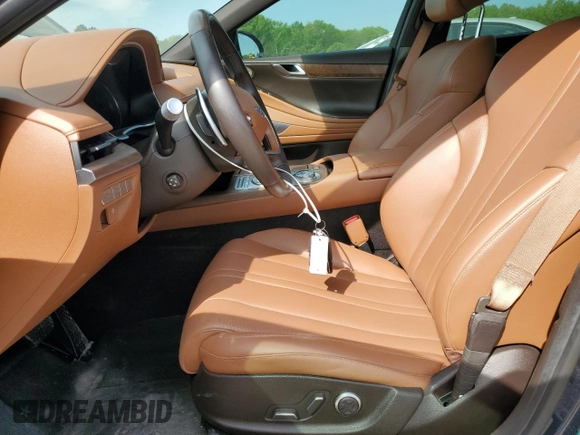 2021 Genesis G80 2.5T z VIN KMTGB4SC2MU082711, wystawiony jako Copart lot #52670845 z przebiegiem 60 471 mil mil oraz Szkody całkowita. Historia ofert i sprzedaży dostępna na DreamBid. Obrazek 7.
