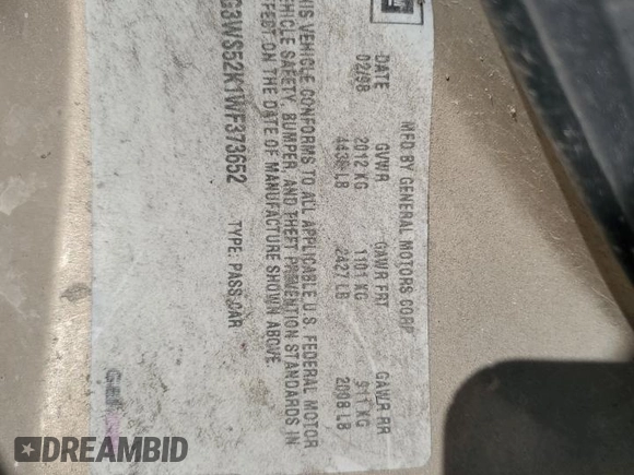 1998 Oldsmobile Intrigue GL z VIN 1G3WS52K1WF373652, wystawiony jako Copart lot #72822084 z przebiegiem 221 028 mil mil oraz Szkoda całkowita • Salvage title. Historia ofert i sprzedaży dostępna na DreamBid. Obrazek 12.