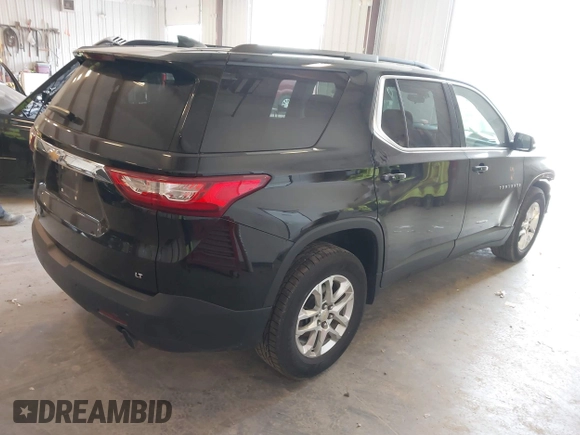 2019 Chevrolet Traverse LT Cloth z VIN 1GNEVGKW6KJ313527, wystawiony jako IAAI lot #42428710 z przebiegiem 117 306 mil mil oraz . Historia ofert i sprzedaży dostępna na DreamBid. Obrazek 4.