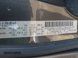 2018 Dodge Grand Caravan SE Plus with VIN 2C4RDGBG9JR215348, listed as a IAAI auction lot 41968111 with 108,479 mi miles and . Bid and sale history available at DreamBid. Image 9.