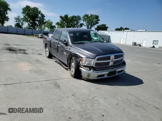 2017 Ram 1500 Big Horn with VIN 1C6RR7LM8HS872244, listed as a Copart auction lot 53656155 with 75,822 mi miles and Salvage Title. Bid and sale history available at carsss.com. Image 14.