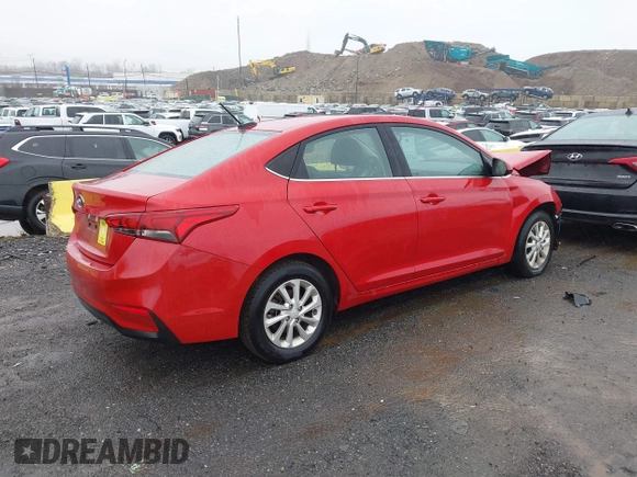 2022 Hyundai Accent SE with VIN 3KPC24A69NE180546, listed as a IAAI auction lot 40977460 with 16,559 mi miles and . Bid and sale history available at carsss.com. Image 4.