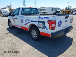 2019 Ford F-150 XL with VIN 1FTMF1CB3KKC86887, listed as a IAAI auction lot 42018920 with 88,479 mi miles. Bid and sale history available at carsss.com. Image 3.