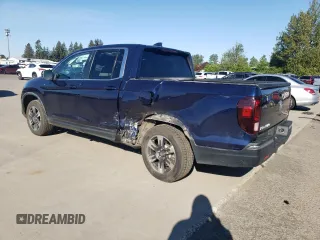 2017 Honda Ridgeline RTL-T with VIN 5FPYK3F63HB008494, listed as a Copart auction lot 55640195 with 91,131 mi miles and Salvage title. Bid and sale history available at DreamBid. Image 2.