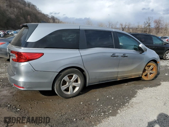 2020 Honda Odyssey EX with VIN 5FNRL6H54LB071354, listed as a Copart auction lot 49274065 with Not Provided miles and Salvage Title. Bid and sale history available at DreamBid. Image 3.