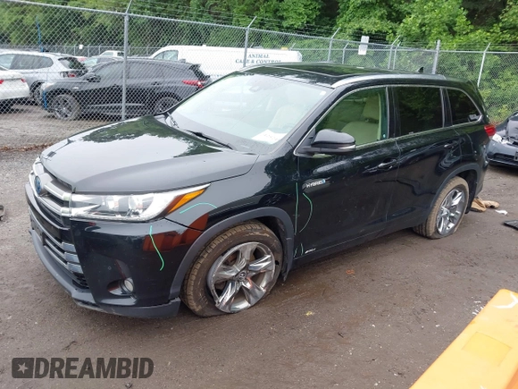 2018 Toyota Highlander Hybrid Limited with VIN 5TDDGRFH1JS050550, listed as a IAAI auction lot 42524426 with 179,408 mi miles and . Bid and sale history available at DreamBid. Image 18.