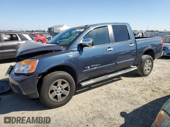 2015 Nissan Titan SL with VIN 1N6BA0EC1FN506809, listed as a Copart auction lot 72825514 with 132,830 mi miles and Salvage Title. Bid and sale history available at carsss.com. Image 1.